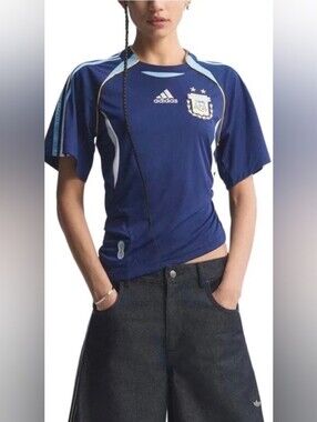 Adidas Womens Argentina Reconstructed Bringback Jersey KE2289 Medium EUC